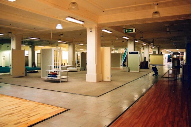 The basement of Allders. This area had been occupied by the furniture department.