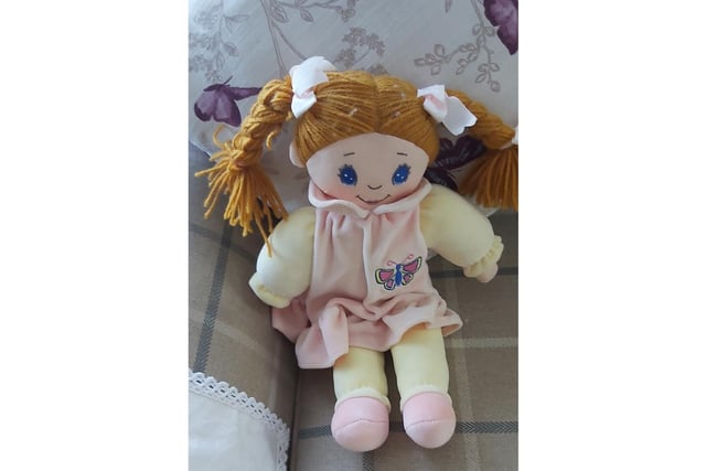 Rosie Pither said: "Miss Polly Dolly sent by my four-year-old granddaughter to hug because I cant hug her eight weeks now."