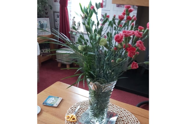 Rosie Pither said:"Lovely flowers from my 16-year-old granddaughter bought with her pocket money sent through Moonpig. I was thrilled."
