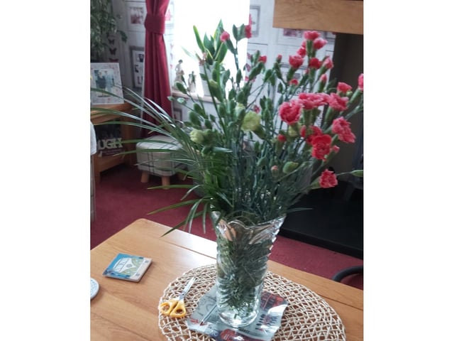 Rosie Pither said:"Lovely flowers from my 16-year-old granddaughter bought with her pocket money sent through Moonpig. I was thrilled."