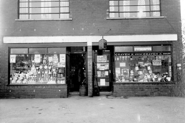 Shops on Foundry Lane - renamed Foundry Approach -  which was the grocery premises of JF Hall and co and next door T Sladen Newsagent.
