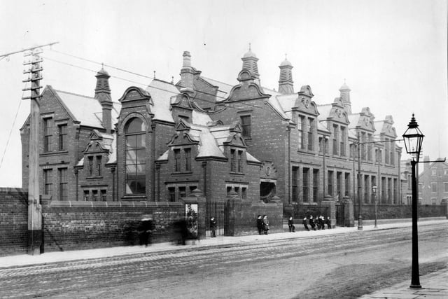 Harehills Board School, one of a number of built in Leeds by the School Board. It was opened on October 14, 1891.