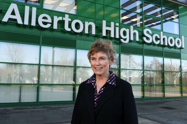 Allerton High School had 397 first choice preference applications. Pictured Headteacher Elaine Silson in 2019.
