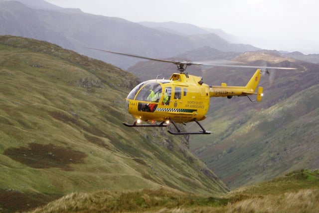 North West Air Ambulance in action