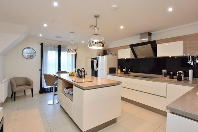The light and high quality kitchen was designed and fitted by Four Seasons Interior of Roundhay.