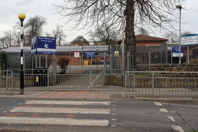 Moor Allerton Hall Primary School was overcapacity by 42 pupils in the academic year 2018/19