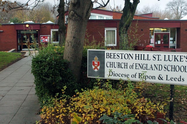 Beeston Hill St Luke's Church of England Primary School was overcapacity by 16 pupils in the 2018/19 academic year