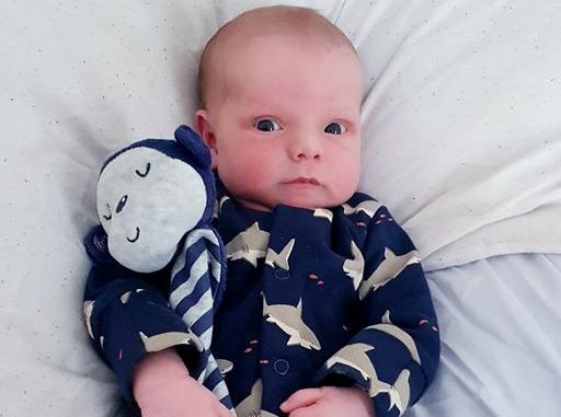 Martyne said: Our lockdown baby Alfie, born on 23/04/20 at St James'.