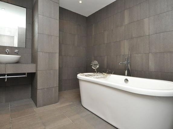 A high-spec bathroom is situated on the second floor