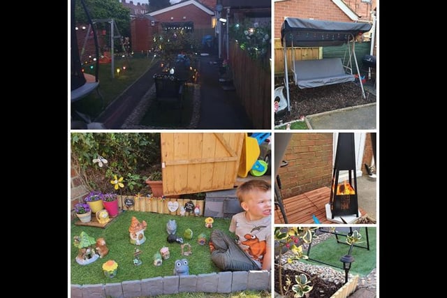 Lauren has transformed her garden into a beautiful family space.