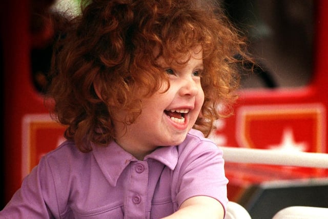 Three-year-old Karlie Murphy in 1999