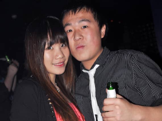 Anne and Kang having a mega time.