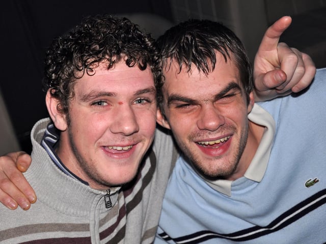 Michael and Adrian partying in Mansion.
