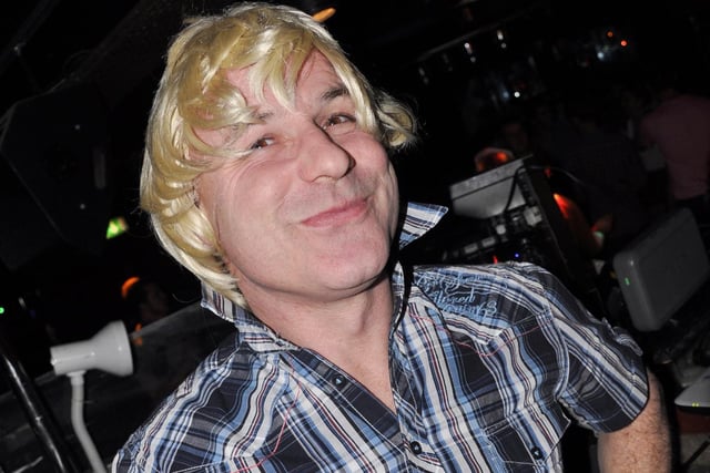 DJ Frenchy gets a new blonde hair do.