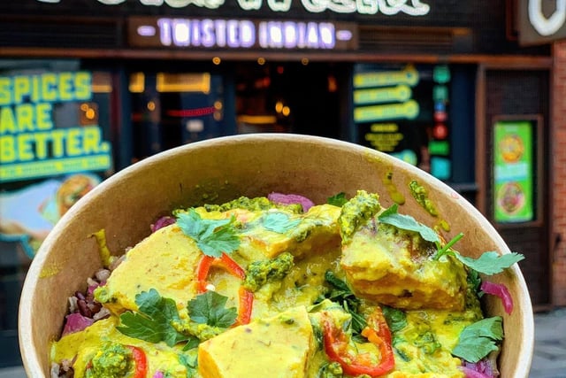 The Trinity Kitchen favourite is still delivering widely including via UberEats and Deliveroo. India's freshest favourites in a Naan Roll or Rice Bowl.