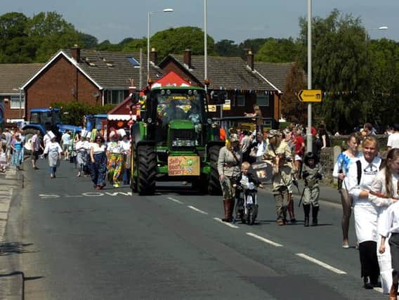 The Catterall gala procession in 2008