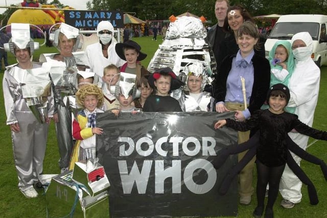 Doctor Who fancy dress at the Catterall gala in 2005