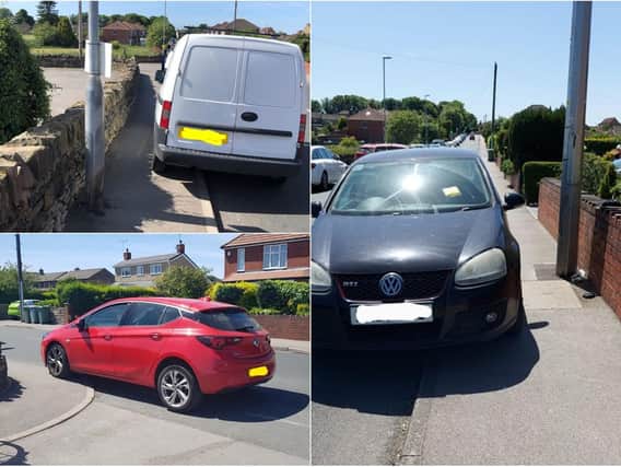 How NOT to park, shared by police (Photo: WYP)