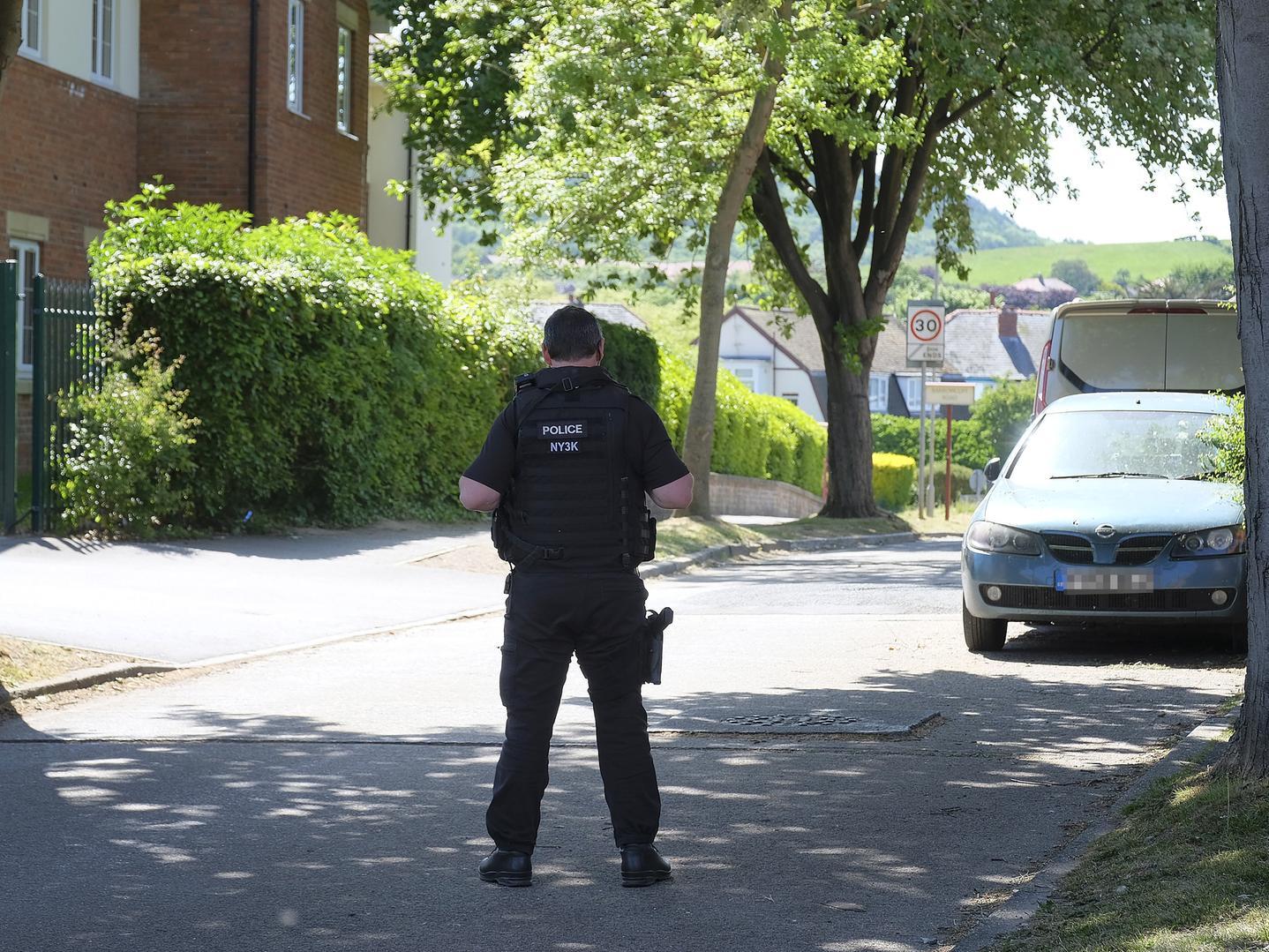 Wreyfield Drive shops were closed as a precaution.