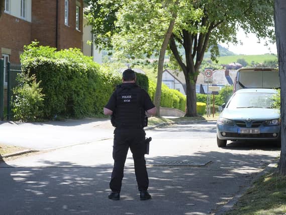 Wreyfield Drive shops were closed as a precaution.