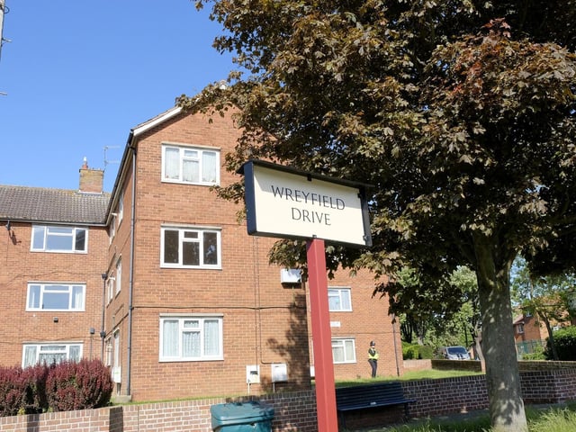 Police had been searching a property in Barrowcliff Road, near the junction with Wreyfield Drive, on Thursday when they discovered the device.