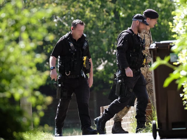 Police added that the property where it was found was searched following the arrest of a man in Malton.