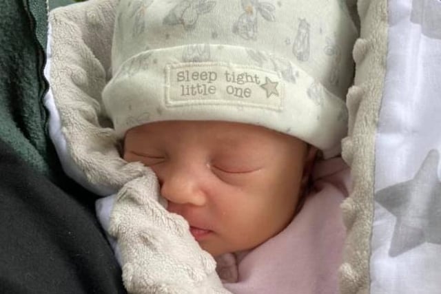 Susie Mayes shared her photo of Ella Hayley, born on 28/04/2020 at 9.29pm.