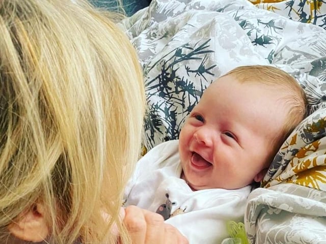 Viv Eade shared this photo of her first grandchild, Bobby George Beadle born April 5.