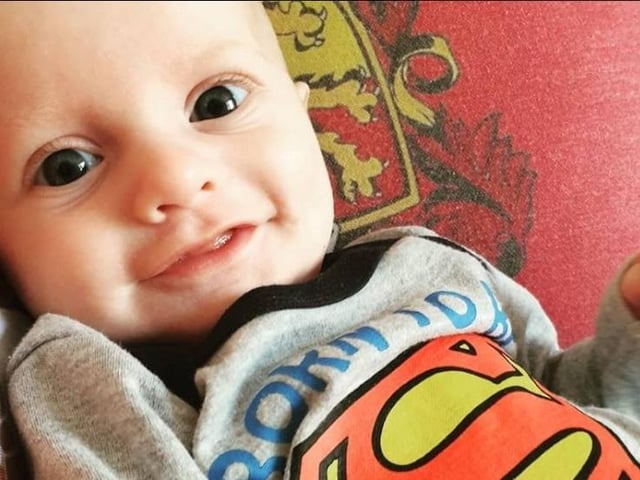 Fay Naylor introduced Griffin, born 23/3/2020.