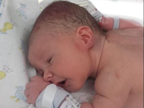 Ruby Ellerby shared her photo of Henry William, born on March 15.
