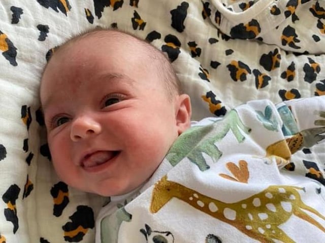Lois Speight shared her photo of Ezra Jack Jones, born 28/03/20.