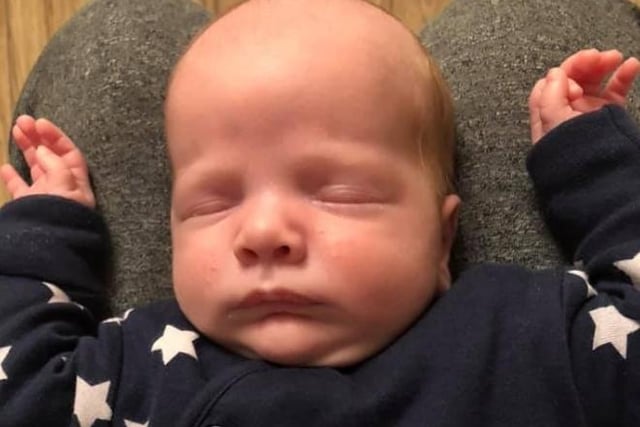 Kelly Barker shared her photo of baby Elliott Alexander Duke. She said: "His poor Daddy missed the birth due to lockdown as he came so fast!"