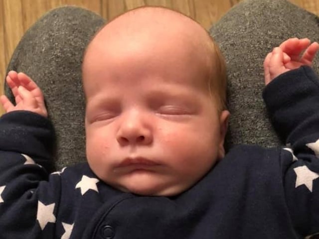 Kelly Barker shared her photo of baby Elliott Alexander Duke. She said: "His poor Daddy missed the birth due to lockdown as he came so fast!"