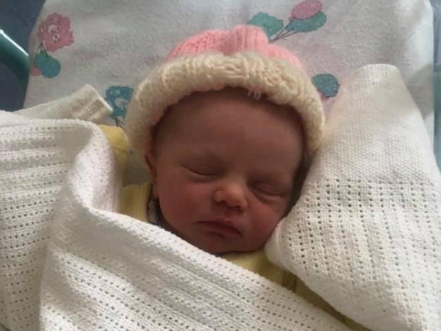Kirsty Coopland shared her photo of Scarlett Elizabeth, March 27, just as lockdown started.