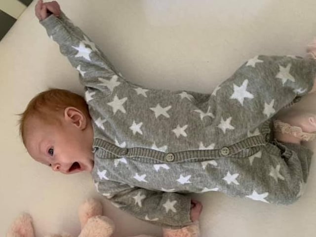 Devan Liley shared this photo of Elsie Morgan Micklethwaite, born 25/03/20.