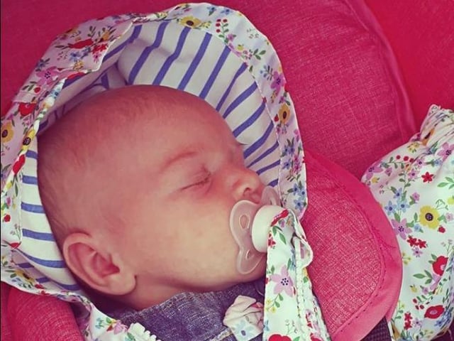 Emma Louise shared her photo of Harper Rie Hindle, born 05.05.2020.