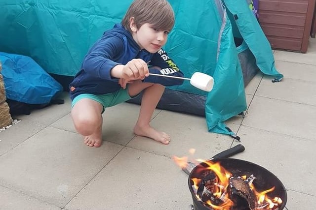 A virtual camp out at home was a huge success for Burnley Cub Scouts