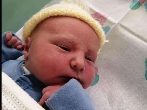 Sam Eade shared this photo of baby Eddie, born May 17 weighing 7lb 1oz.