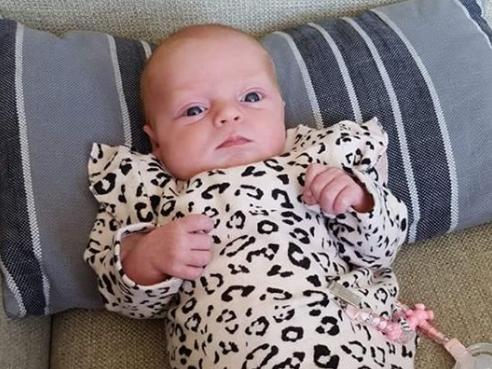 Lindsay Grays shared a photo of her granddaughter.