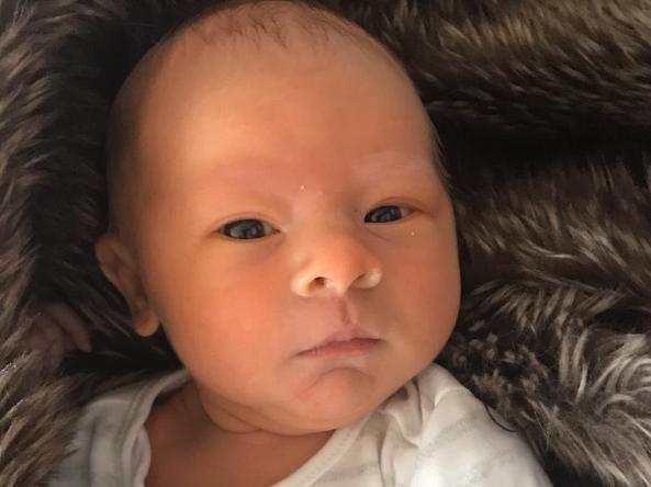 Archie William Gregory, born Thursday, April 9 at 10.35pm weighing 8lbs 11oz to proud parents Daniel and Alex Gregory.