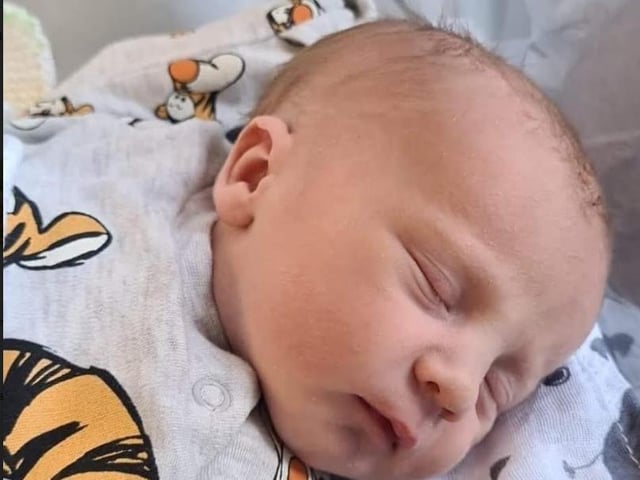 Chelsea Teasdale-Smith shared her photo fo Jasper , born on Tuesday, April 7 at 8.38am.