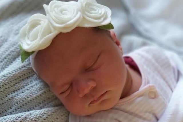 Rebecca Millar shared a photo of baby Poppy Belle Millar, born Saturday April 4 2020.