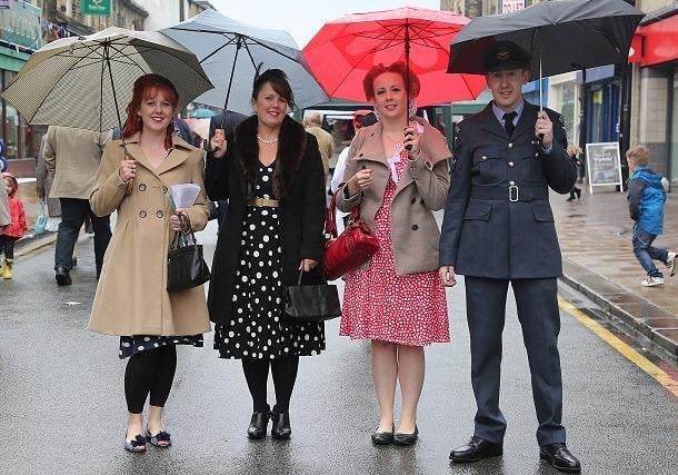The weather didn't stop many people attending the event back in 2014.