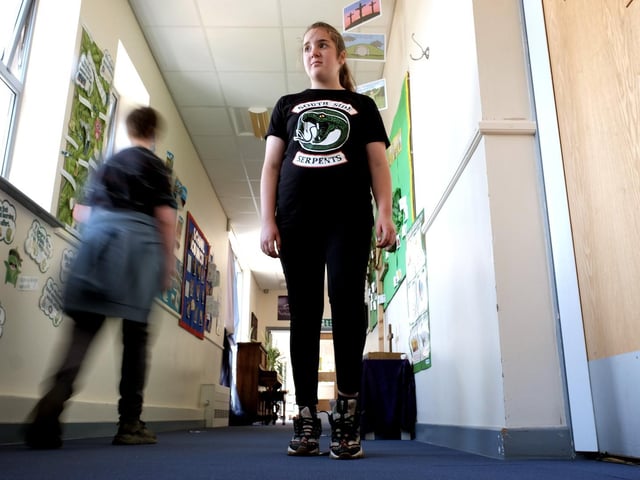 Corridors are marked out.