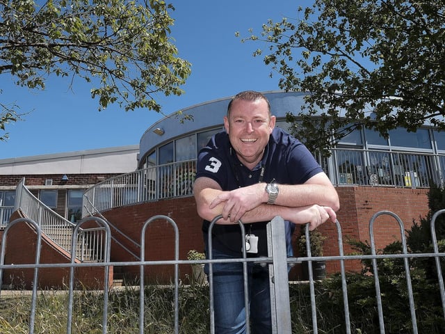 Headteacher Mark Rogers.