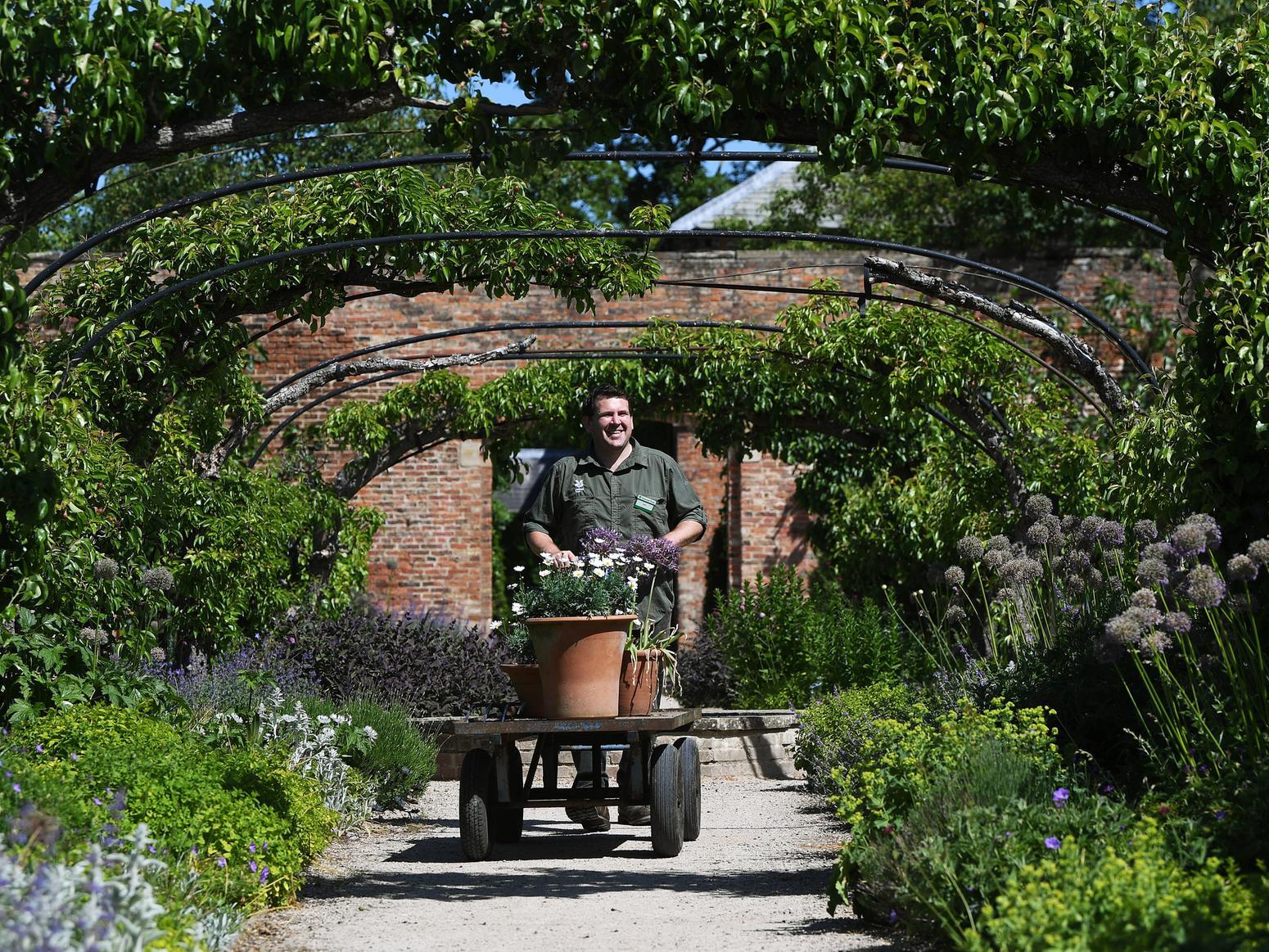 National Trust's Beningbrough Hall near York is open now.
Tickets for the reopening week sold out but more will be made available on the National Trust website every Friday.