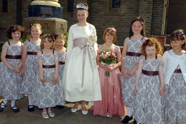 United Reformed Church Queen Hebe Ellison and retinue at Kirkham Club Day 2008