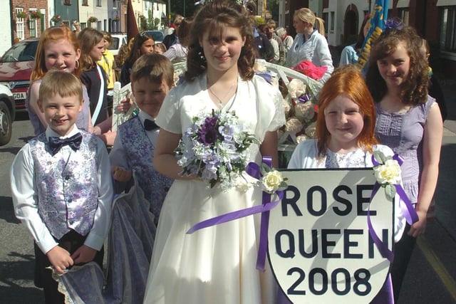 St Michael's Rose Queen Hannah Bates at Kirkham Club Day 2008