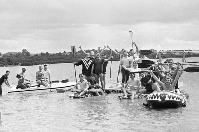 A perfect activity for a hot summer's day, did you ever join the raft race at Wintersett?