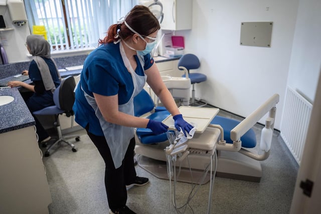 As many as 10,000 practices were once again able to treat patients on a limited basis with strict social distancing measures in place and staff wearing additional PPE.